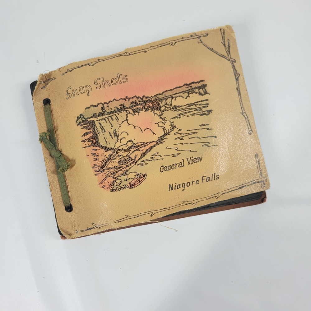 Vintage 1950s Niagara Falls Snap Shot Photo Album Teen Girl Family‎